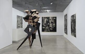 Mel Kendrick: Woodblock Drawings, installation view