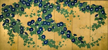 Suzuki Kiitsu, ‘Morning Glories’, Early 19th century