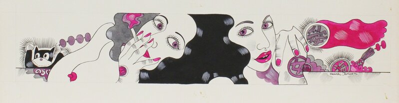 Keiichi Tanaami, ‘TOC Norakuro’, 1969, Drawing, Collage or other Work on Paper, Ink on paper, Nanzuka