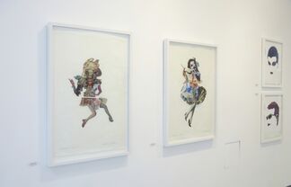 John Dove and Molly White - Face to Face: Drawings, prints and collages 1968-2012, installation view