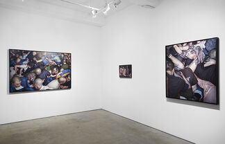 Mosh Pits, Raves and One Small Orgy: New Paintings by Dan Witz, installation view