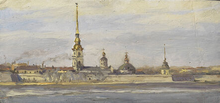Efim Deshalit, ‘View on the Peter Paul Fortress’, 1957