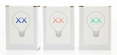 KAWS, ‘Limited Edition XX Light Bulbs, set of three’, 2011