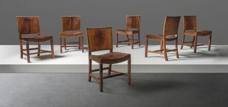 Kaare Klint, ‘A set of six 'Red' dining chairs, model no. 3758’, designed 1927