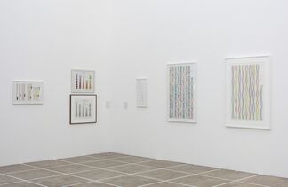 Channa Horwitz COUNTING IN EIGHT, MOVING BY COLOR, installation view