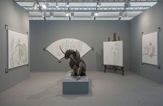 kamel mennour at Frieze London 2015, installation view
