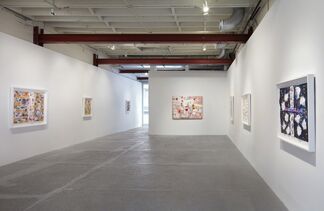 Paper Pulp Paintings, installation view
