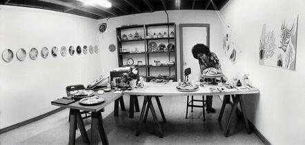 Judy Chicago, ‘Judy Chicago in “The Dinner Party” China Painting Studio’, 1975