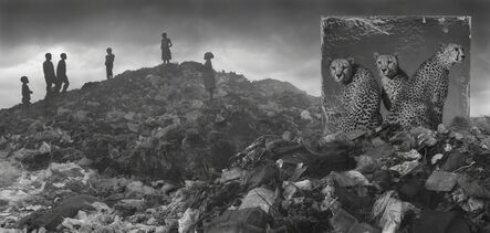 Nick Brandt, ‘Wasteland With Cheetahs & Children’, 2015