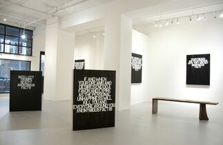 18 Anonymous Facts, installation view