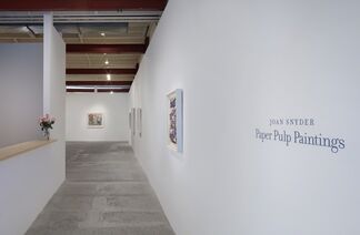 Paper Pulp Paintings, installation view