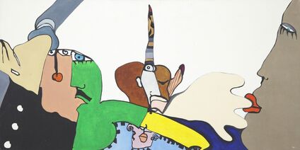 Huguette Caland, ‘Enlève ton doigt’, 1971