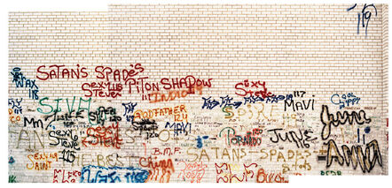 Gordon Matta-Clark, ‘SATAN’S SPADE’S Tag Wall ’, 1972