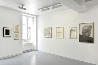"Black and white" group show, installation view