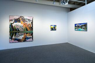 Lucinda Parker: Helens and Hood: Keep Safe Distance, installation view