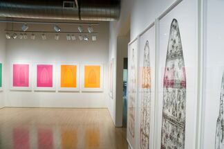 Five Beauties Rising: New Prints by Willie Cole, installation view