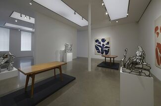 Freeform: Jean Dubuffet, Simon Hantaï and Charlotte Perriand, installation view