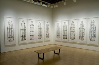 Five Beauties Rising: New Prints by Willie Cole, installation view