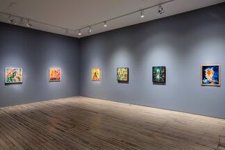 Eugene Von Bruenchenhein: Phantasmagorical Paintings 1957-61, installation view