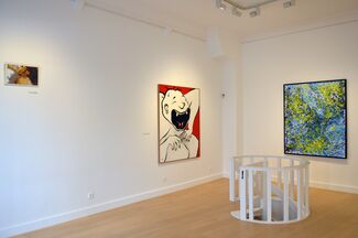 Selected paintings by..., installation view