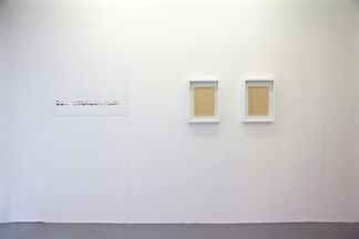 Stephen Dean & Anne Deleporte : "Black and White and Red All Over" curated by Sara Reisman, installation view