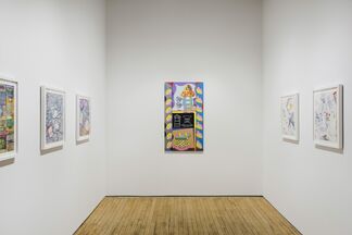 Collage as Painting: Kate Abercrombie and Trevor Winkfield, installation view