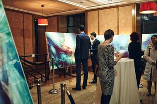 "Under Water" by Susanne Stemmer at Cipriani Wall Street, installation view