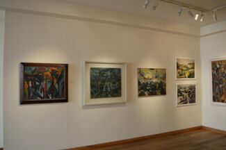 David Bomberg and his students at the Borough Polytechnic, installation view