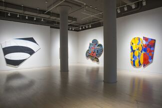 Shape Paintings, installation view