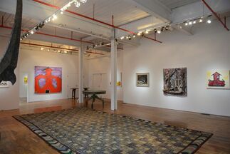 Chuck Webster - Shelter, with works by Thornton Dial, William Hawkins, Marsden Hartley and Martin Ramirez, installation view