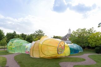 Serpentine Pavilion 2015 designed by selgascano, installation view