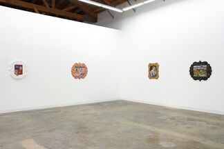Annelie McKenzie: Man in Canoe and Grizzly, installation view