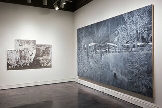 Ellen Harvey: The Museum of Ornamental Leaves and Other Monochromatic Collections, installation view