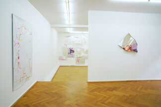 Myriam Holme - glanz, kartographiert, installation view