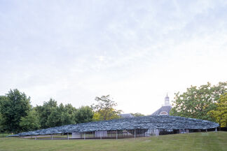 Serpentine Pavilion designed by Junya Ishigami, installation view
