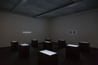 Ryoji Ikeda π, e, ø, installation view