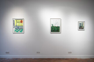Christmas pop-up exhibition, installation view