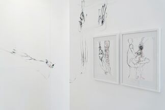 Solo Exhibition - Pélagie Gbaguidi 'Disclosed Traces and Triadic Apparitions', installation view