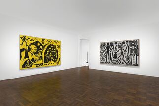 "A.R. Penck: Paintings from the 1980s and Memorial to an Unknown East German Soldier", installation view