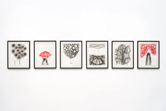 Chiharu Shiota: Black Rain, installation view