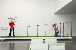 Doug Fishbone's Leisure Land Golf, installation view