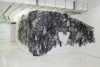 Crossing the Line:  Contemporary Drawing and Artistic Process, installation view