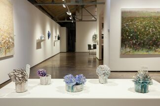 Rebecca Cuming | XXI Century FIELD and David Hicks | Stone Flora & Blue Cuttings, installation view