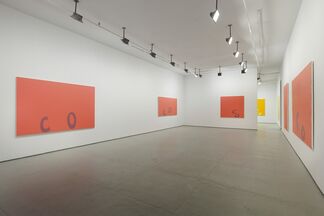 Carl Ostendarp: Blanks, installation view