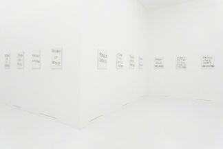 LOOK MEANS MEMORIZE, installation view