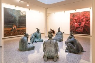 Liu Ruowang Paintings and Sculptures 2007 - 2017, installation view