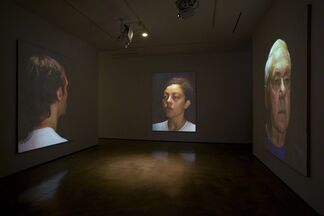 Donald Moffett: head., installation view