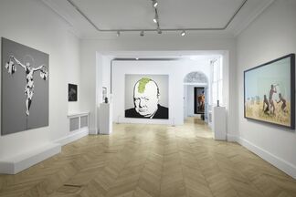 Banksy, Greatest Hits: 2002-2008, installation view