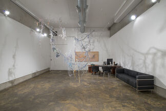 Soojin Cha: Eternal Energy: Embroidery Drawing, installation view