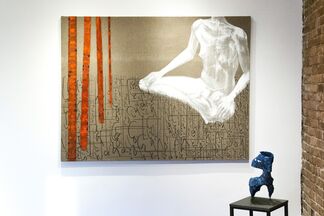 All Her Number'd Stars: Paintings, Drawings and Sculptures by Jason Noushin, installation view